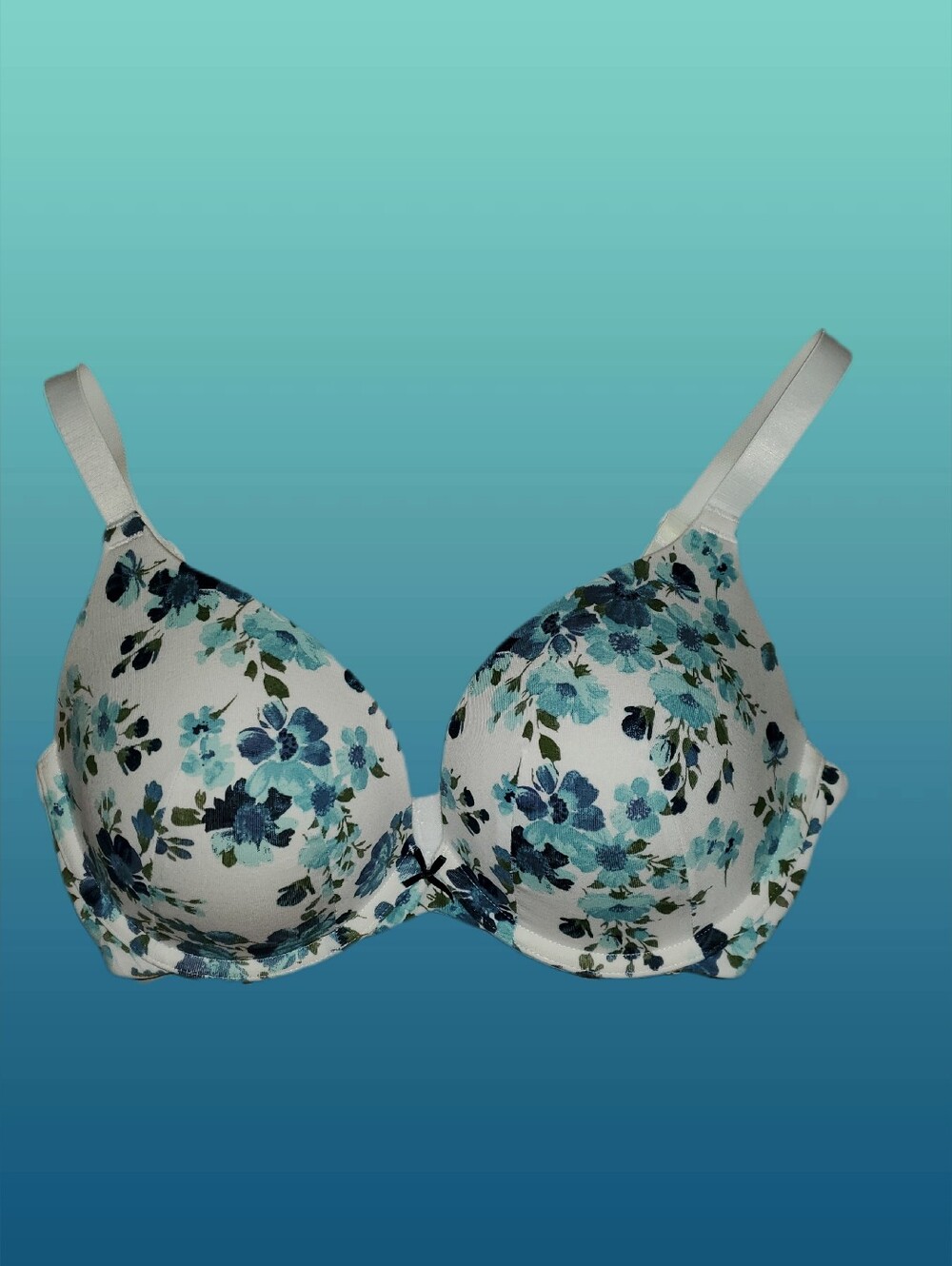 Pushup Cacique Cotton Boost Plunge bra LIKE NEW 42B
